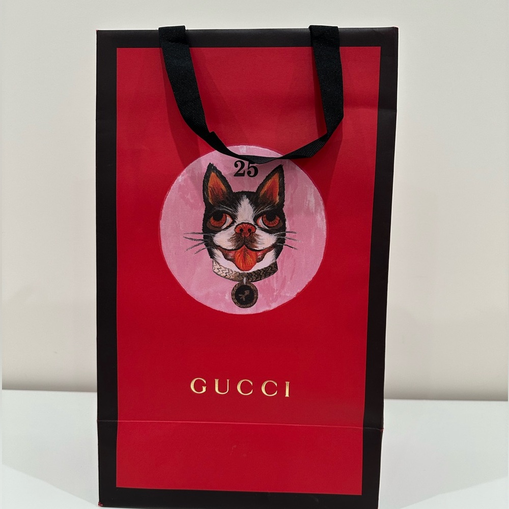 Gucci Rare Red Shopping Bag | Alessandro Michele|9x5.5x15